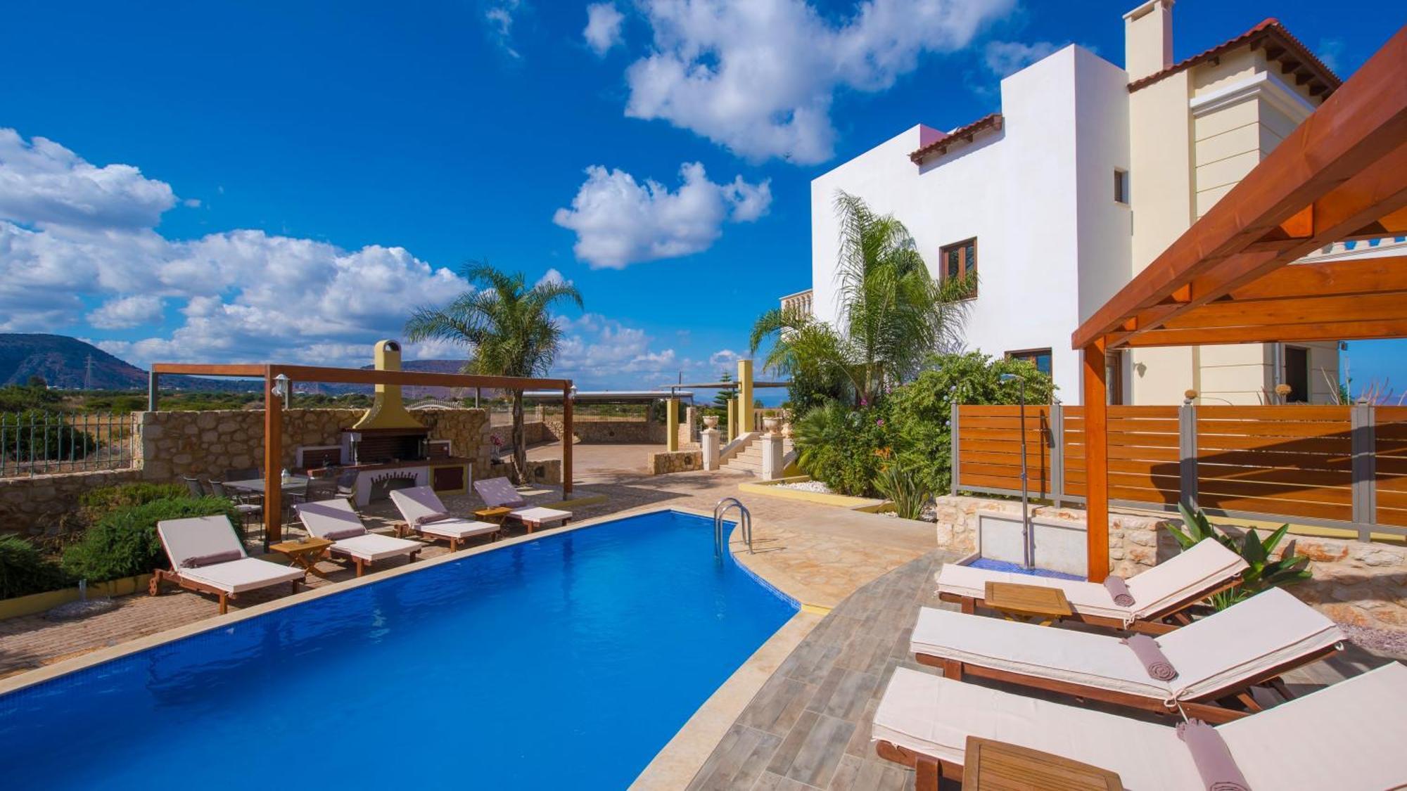 Sunshine Villa With Private Pool By Estia Херсонисос Екстериор снимка