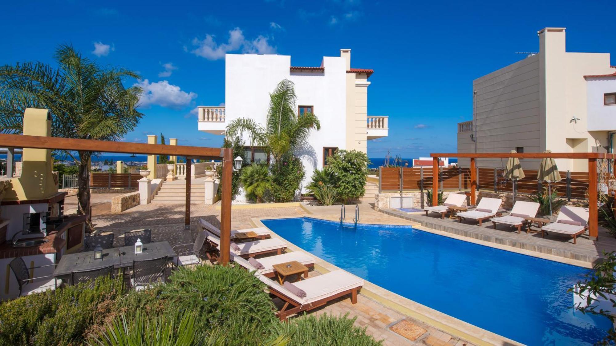 Sunshine Villa With Private Pool By Estia Херсонисос Екстериор снимка