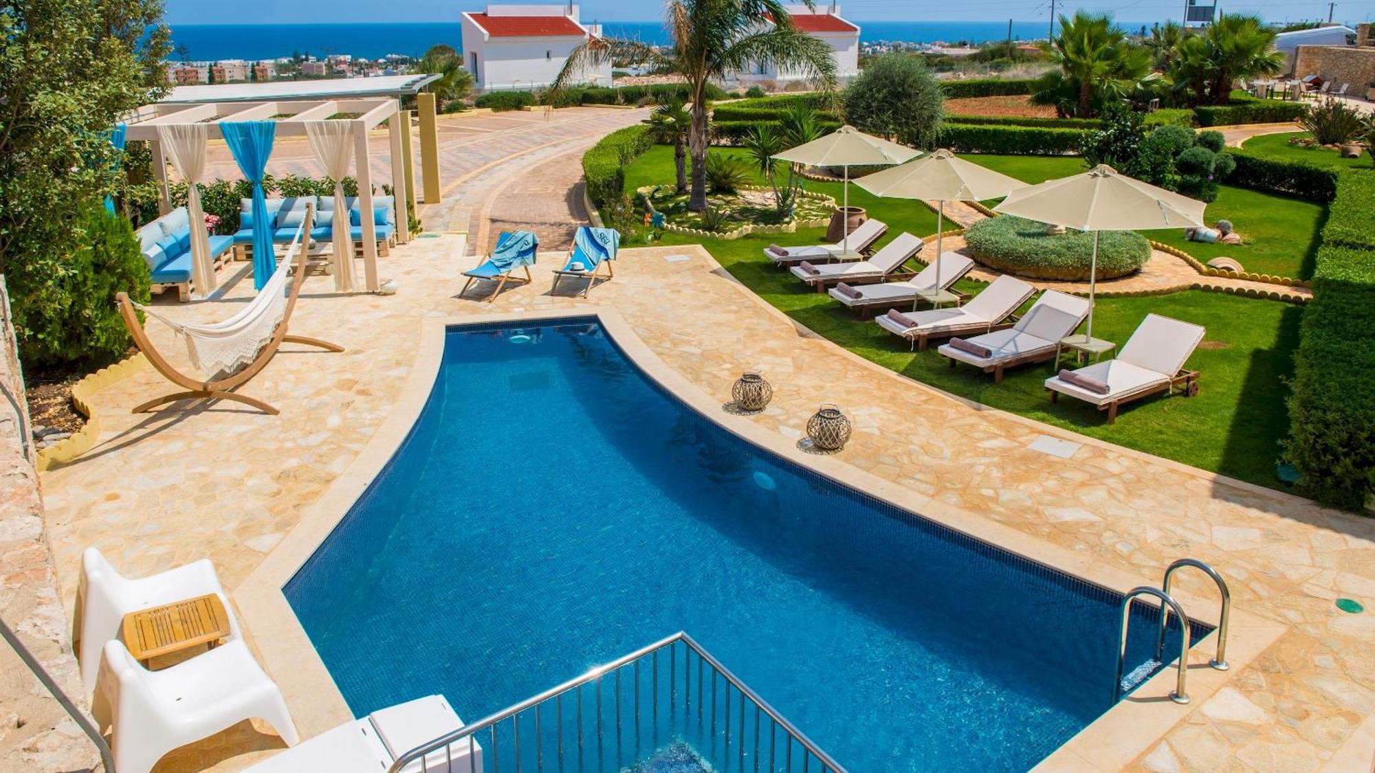 Sunshine Villa With Private Pool By Estia Херсонисос Екстериор снимка