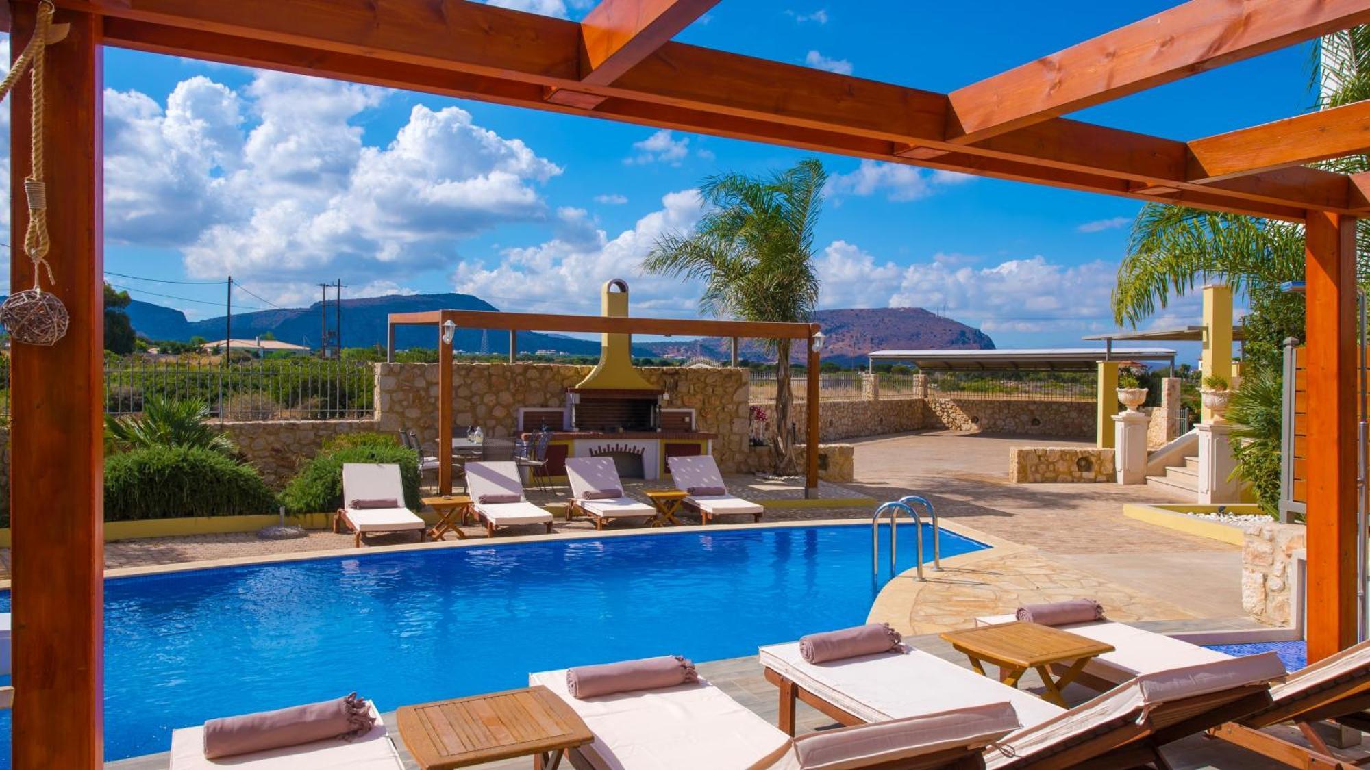 Sunshine Villa With Private Pool By Estia Херсонисос Екстериор снимка